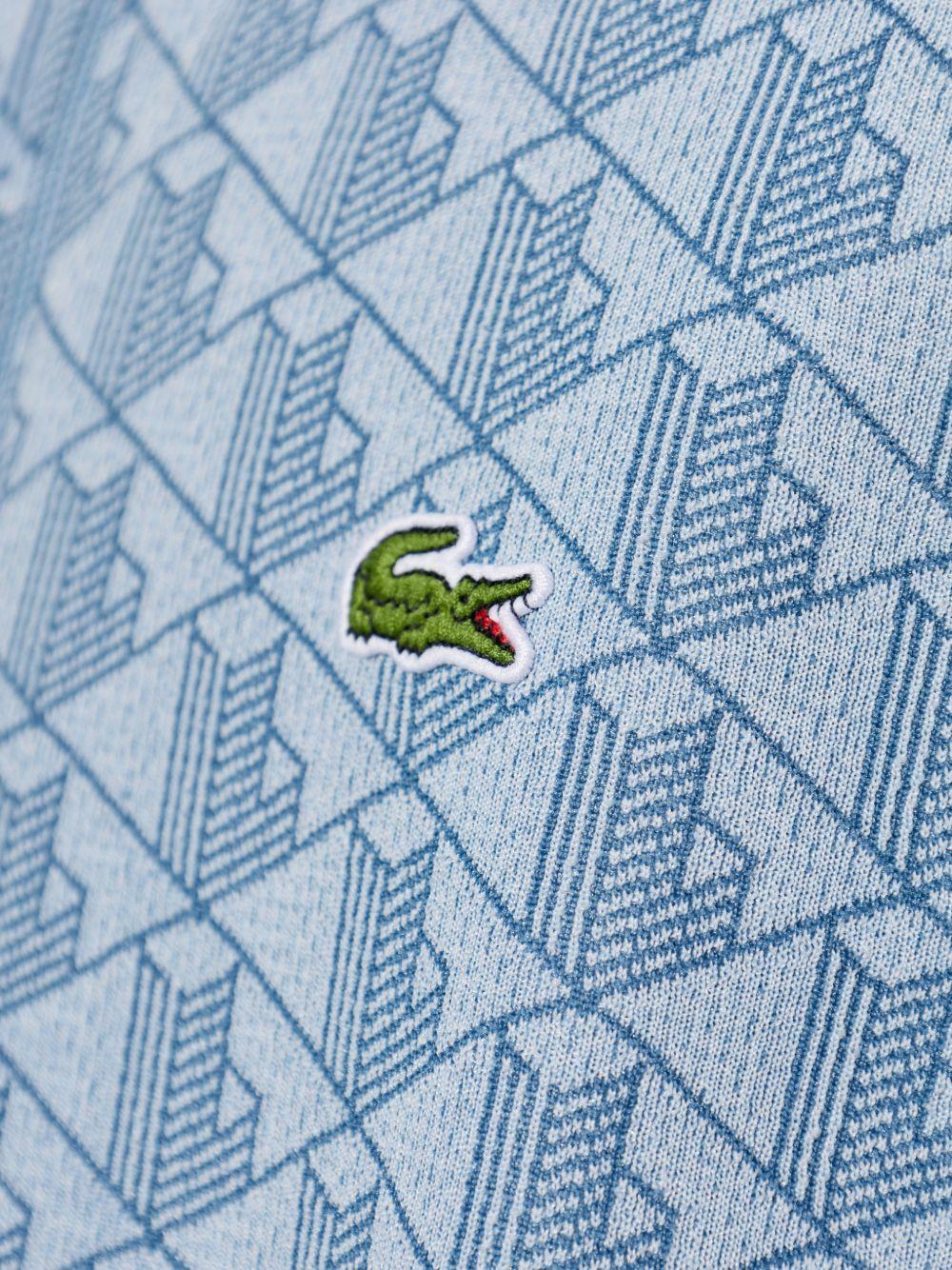 Giacca zip con stampa geometrica SH1368 1QI LACOSTE 