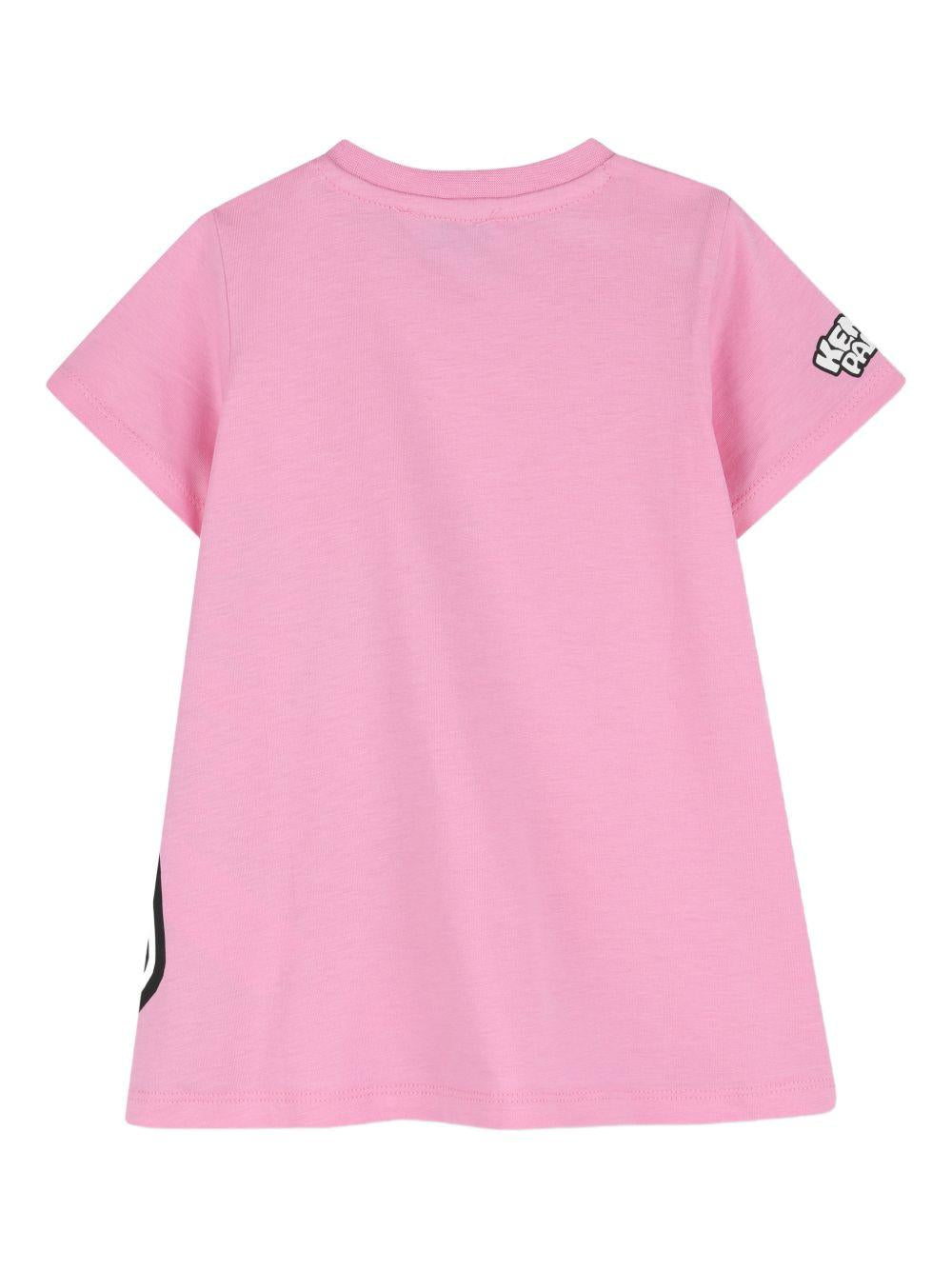 Abito in cotone biologico con grafiche colorate K61888 47F KENZO KIDS 