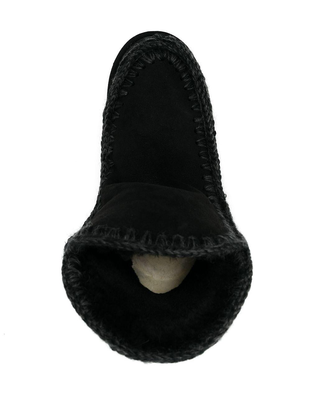 Stivali Eskimo con zeppa MUFW121013A BKBK MOU 