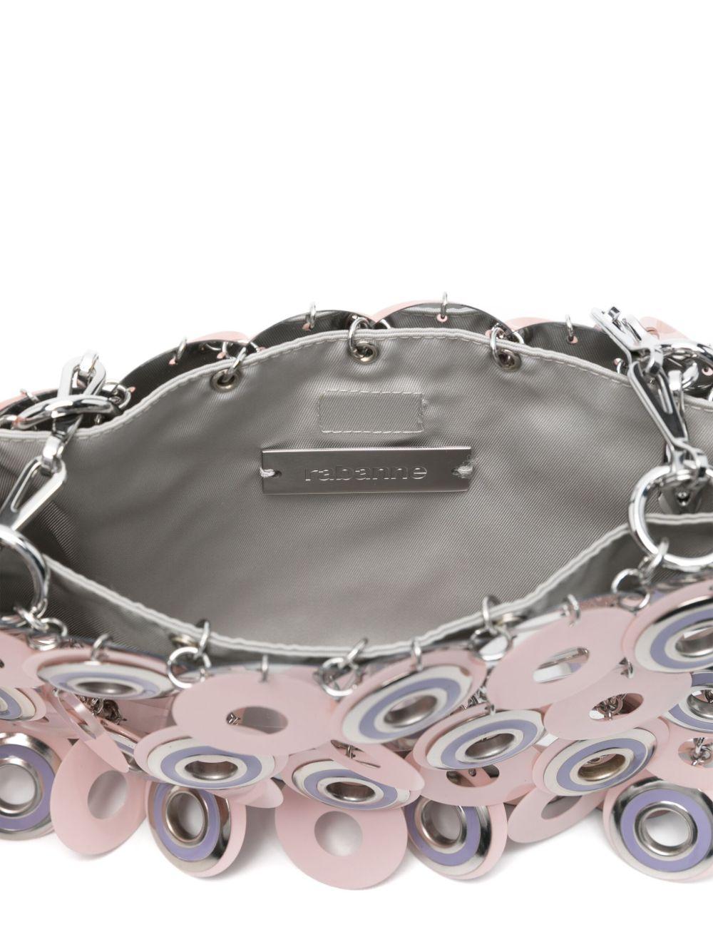 Borsa argento e rosa Sparkle Discs