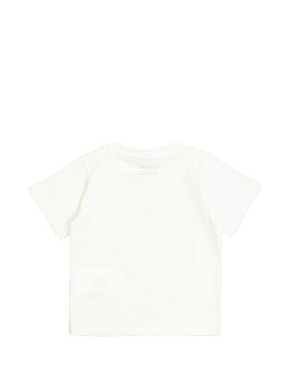T-shirt con stampa sole TY8061Z0434 100 STELLA MCCARTNEY KIDS 