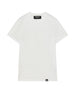 T-shirt bianca basic mini etichetta fly