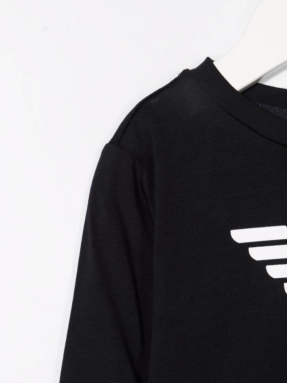 t-shirt blu logo aquila