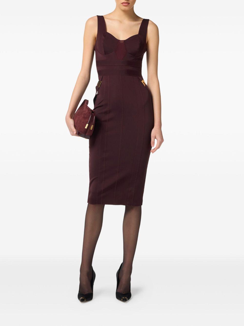 Abito Midi Senza Maniche AB81056E2 EA4 ELISABETTA FRANCHI 