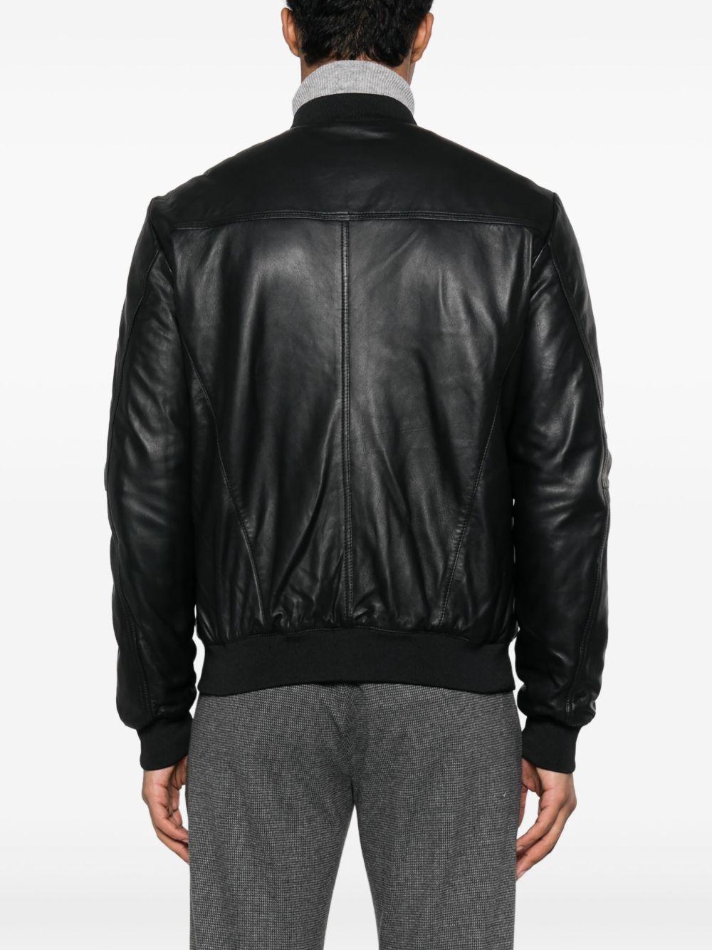 Giubbino sands leather ws04 nero