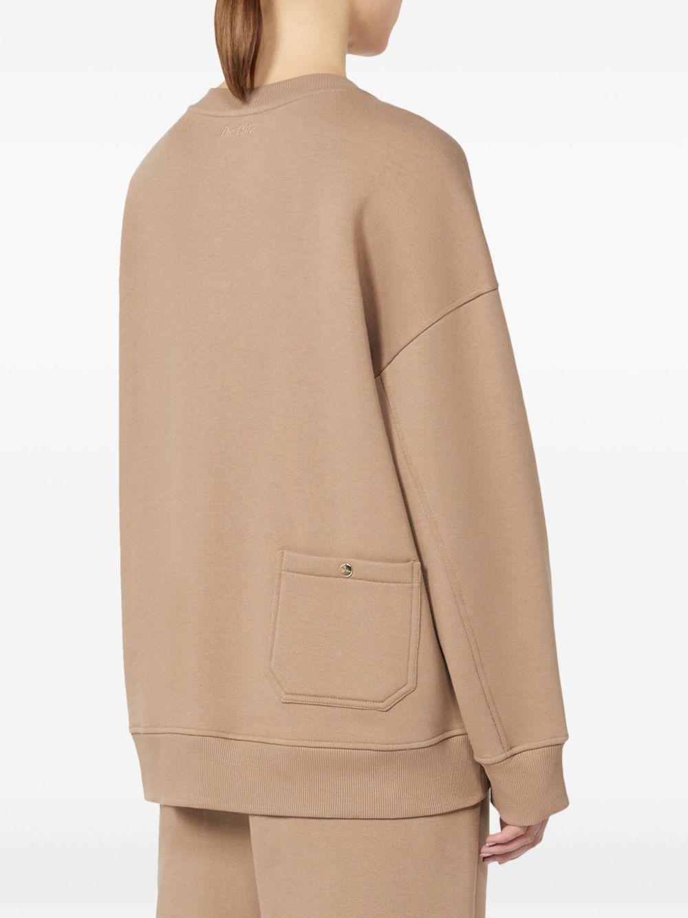 Felpa in Cotone con Ricamo Logo 2529926013600 002 MAX MARA 'S 