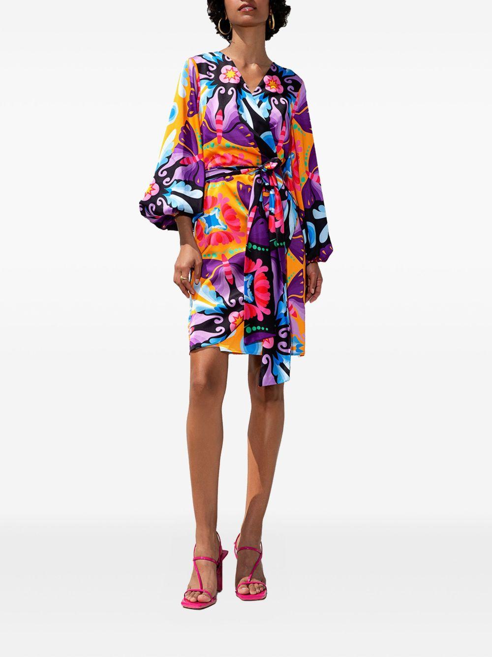 Abito multicolor fantasia T4389 PRINT TWINS 