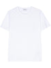T-shirt bianca mini ricamo