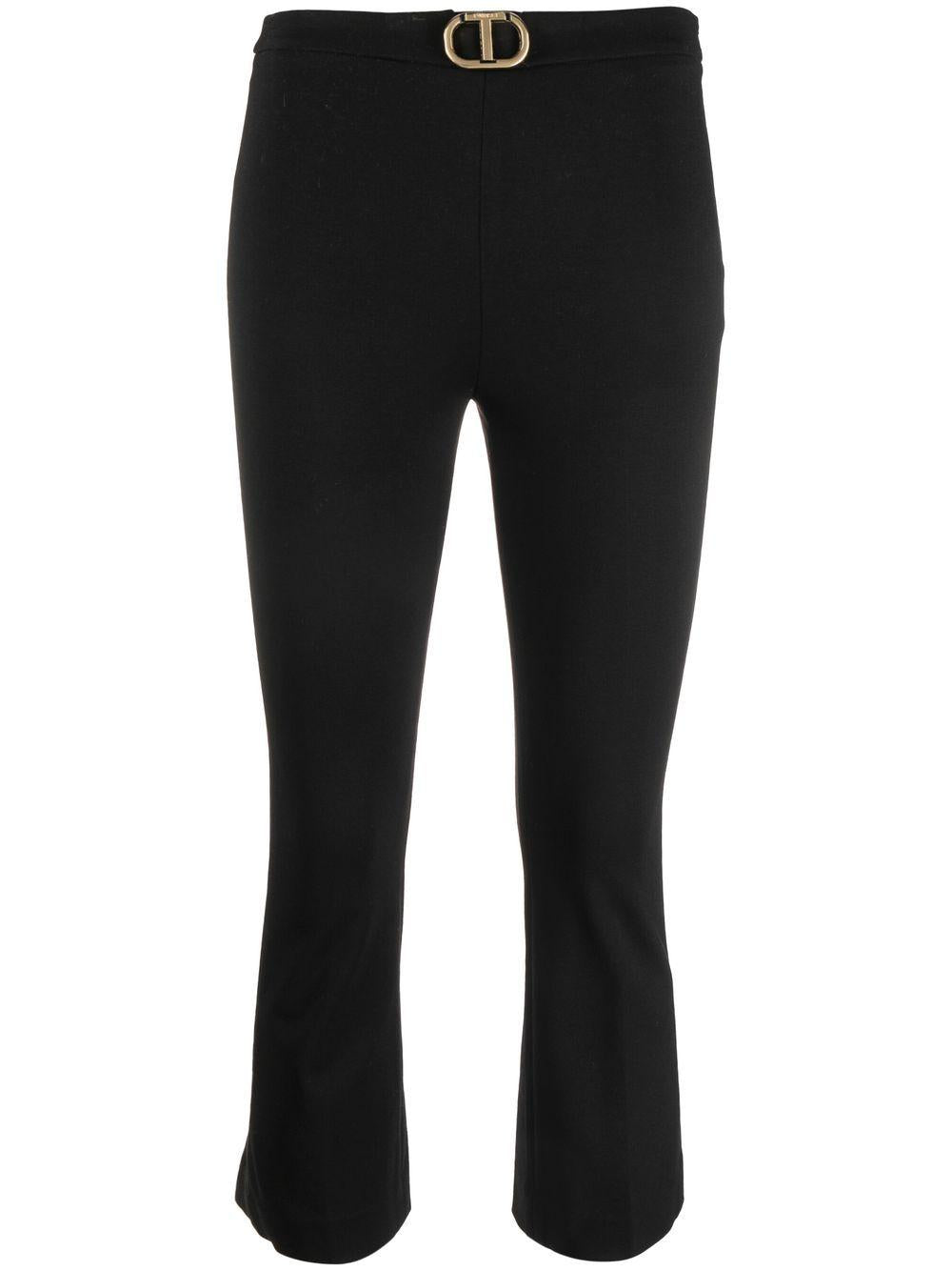 Pantalone sartoriale crop nero 222TP2414 NERO TWINSET 