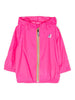 Giubbino claudine neonata fucsia