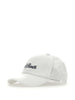 Cappellino Davis in denim bianco con ricamo Saint Barth