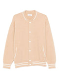 Camel cashmere bomber jacket
