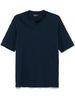 T-shirt blu logo all-over