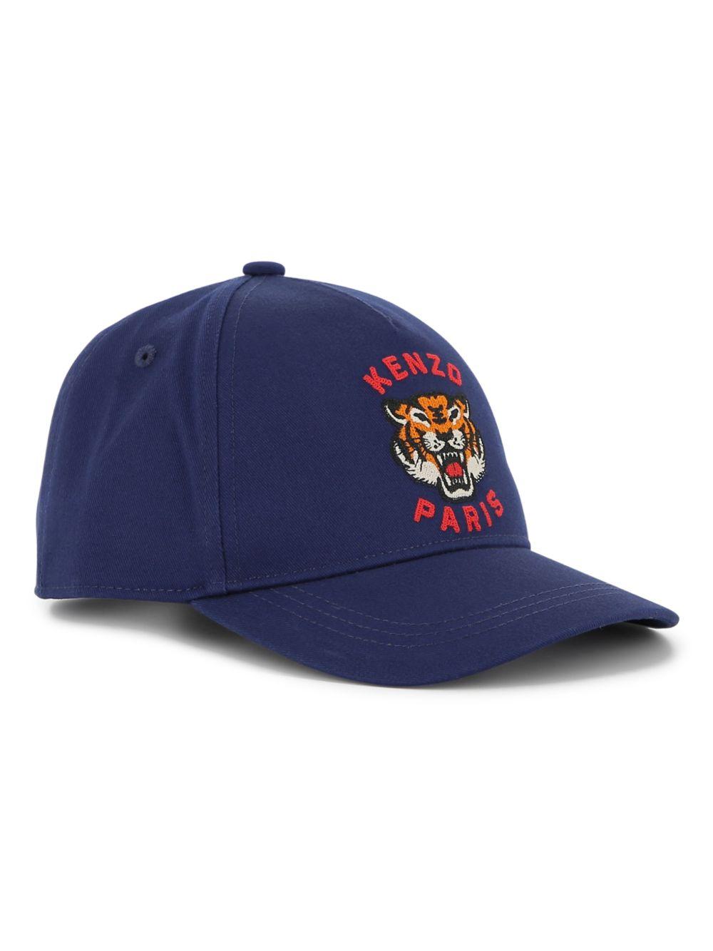 Cappellino con ricamo tigre K61831 84N KENZO KIDS 