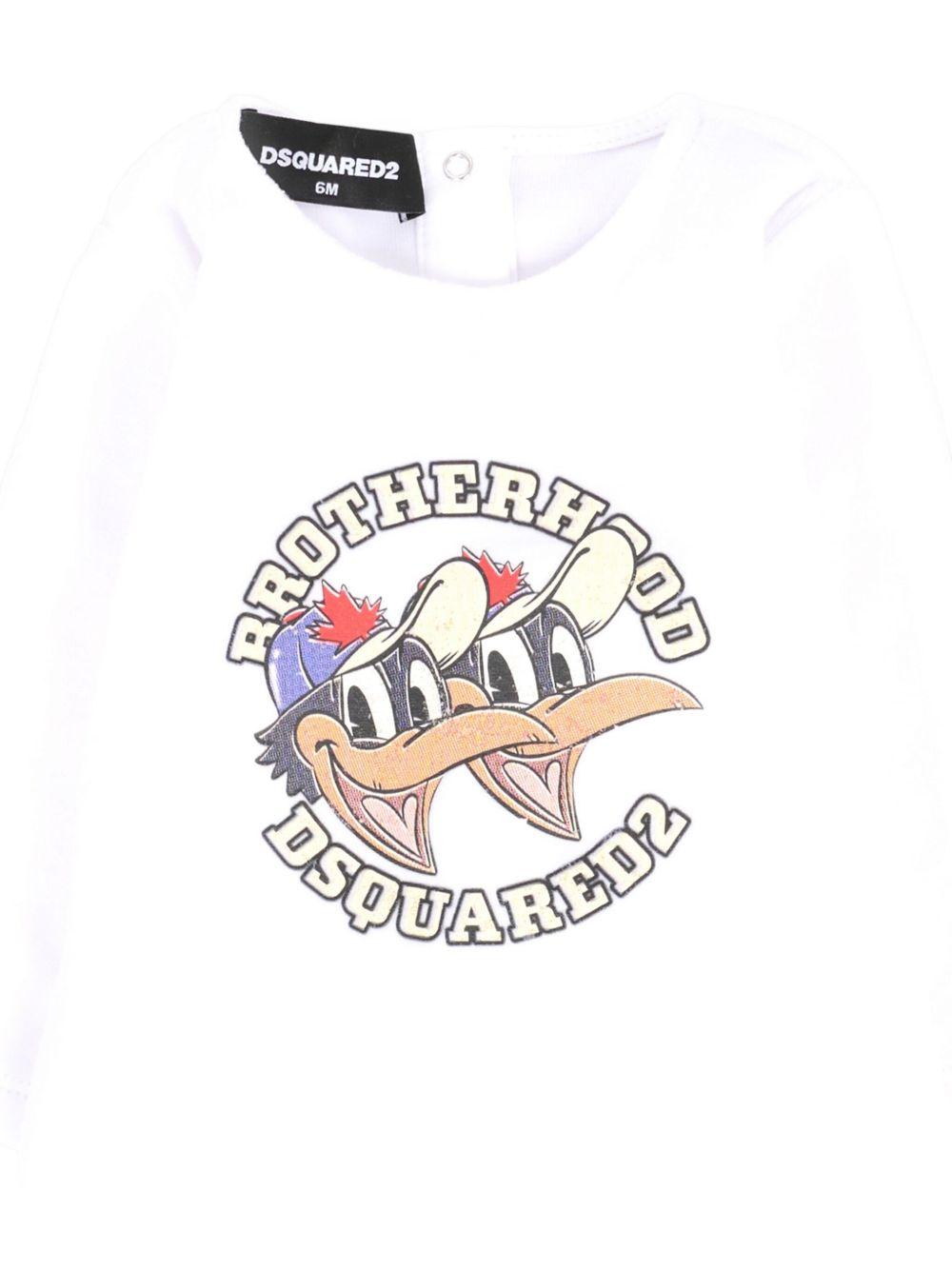 Tutina con Stampa Brotherhood DQ3111D0095 DQ100 DSQUARED KIDS 