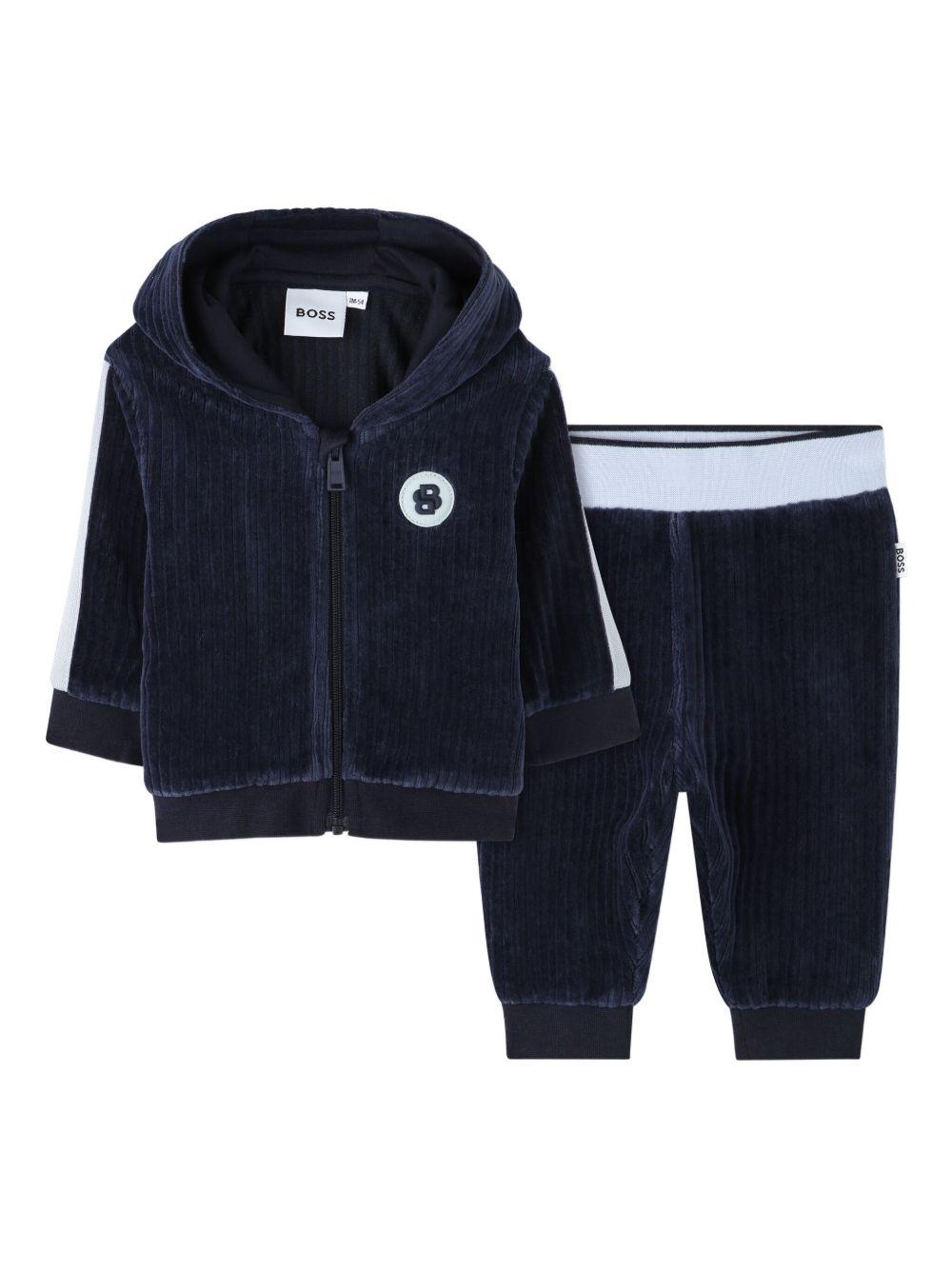 Completo Sportivo con Dettagli a Coste J52532 849 BOSS KIDS 