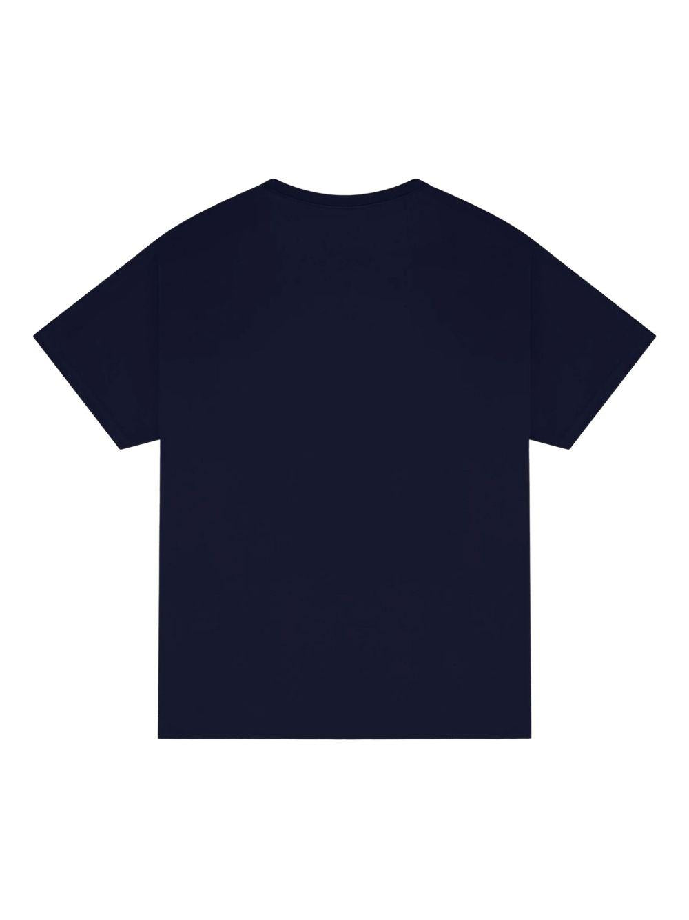 T-shirt mini stampa capri blu notte