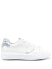 Sneakers Temple low bianca/denim