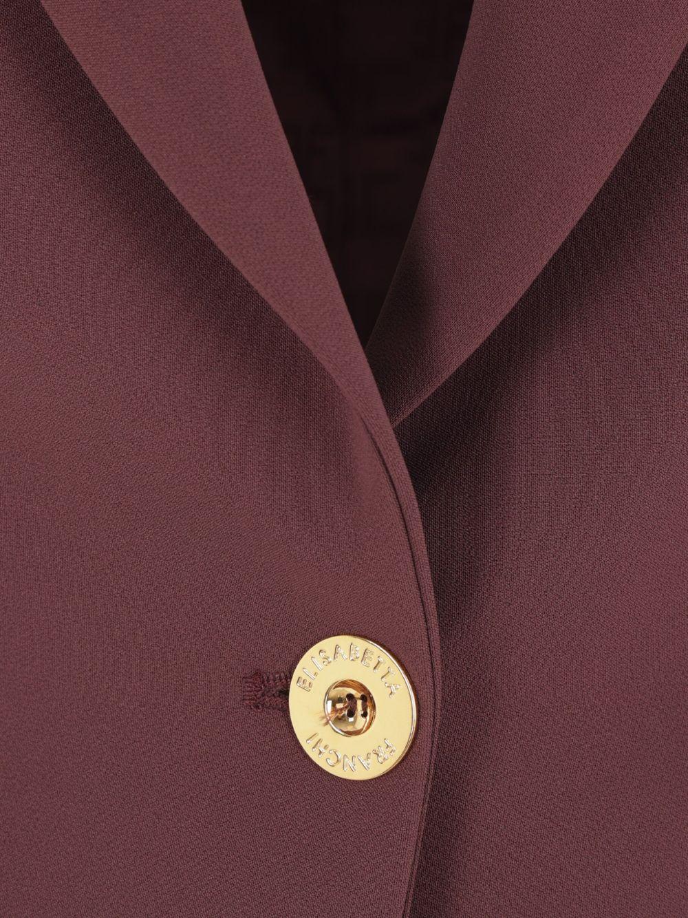 Blazer Monopetto con Bottoni Dorati GI17556E2 EA4 ELISABETTA FRANCHI 