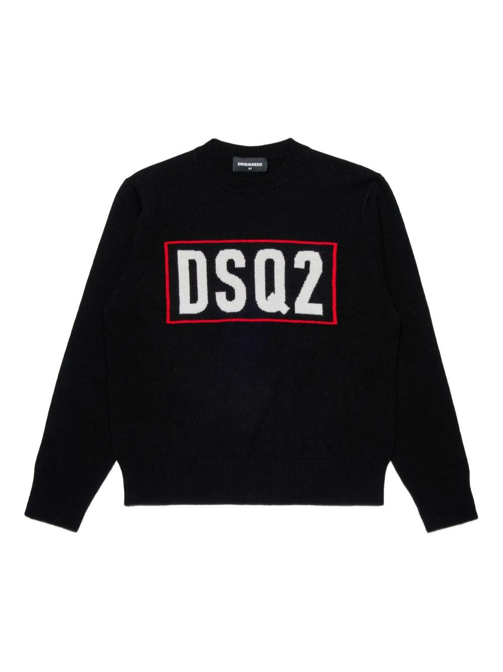 Maglione in Lana DQ3071D0AFF DQ900 DSQUARED KIDS 