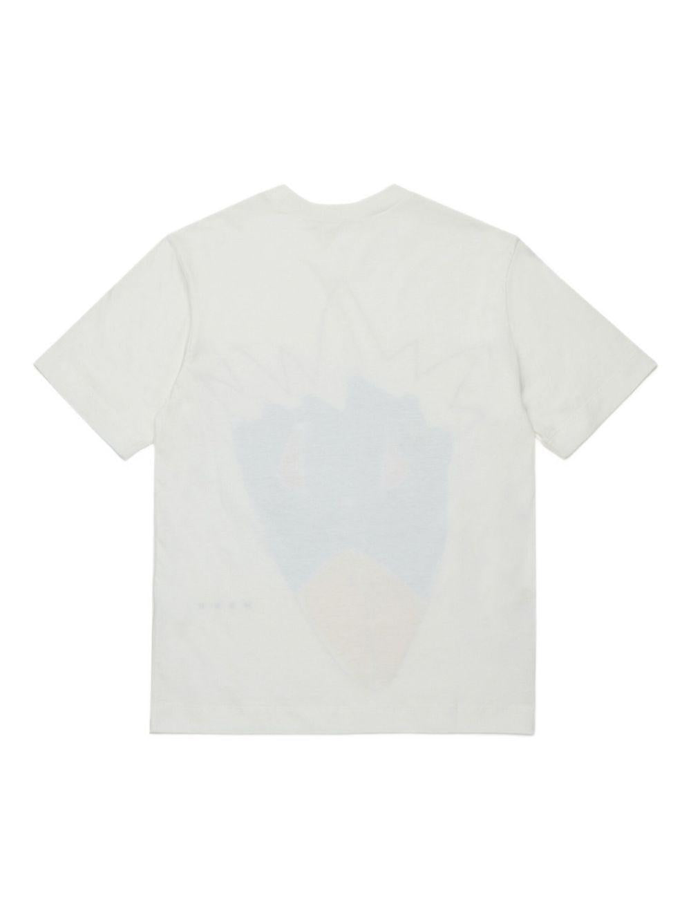 T-shirt di cotone M01569M00RF 0M114 MARNI KIDS 