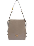 Love Birds Buckle Leather Tote Bag