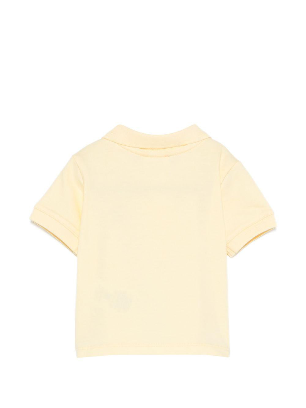 Polo in cotone con volant E26509 GIALLO NANAN KIDS 