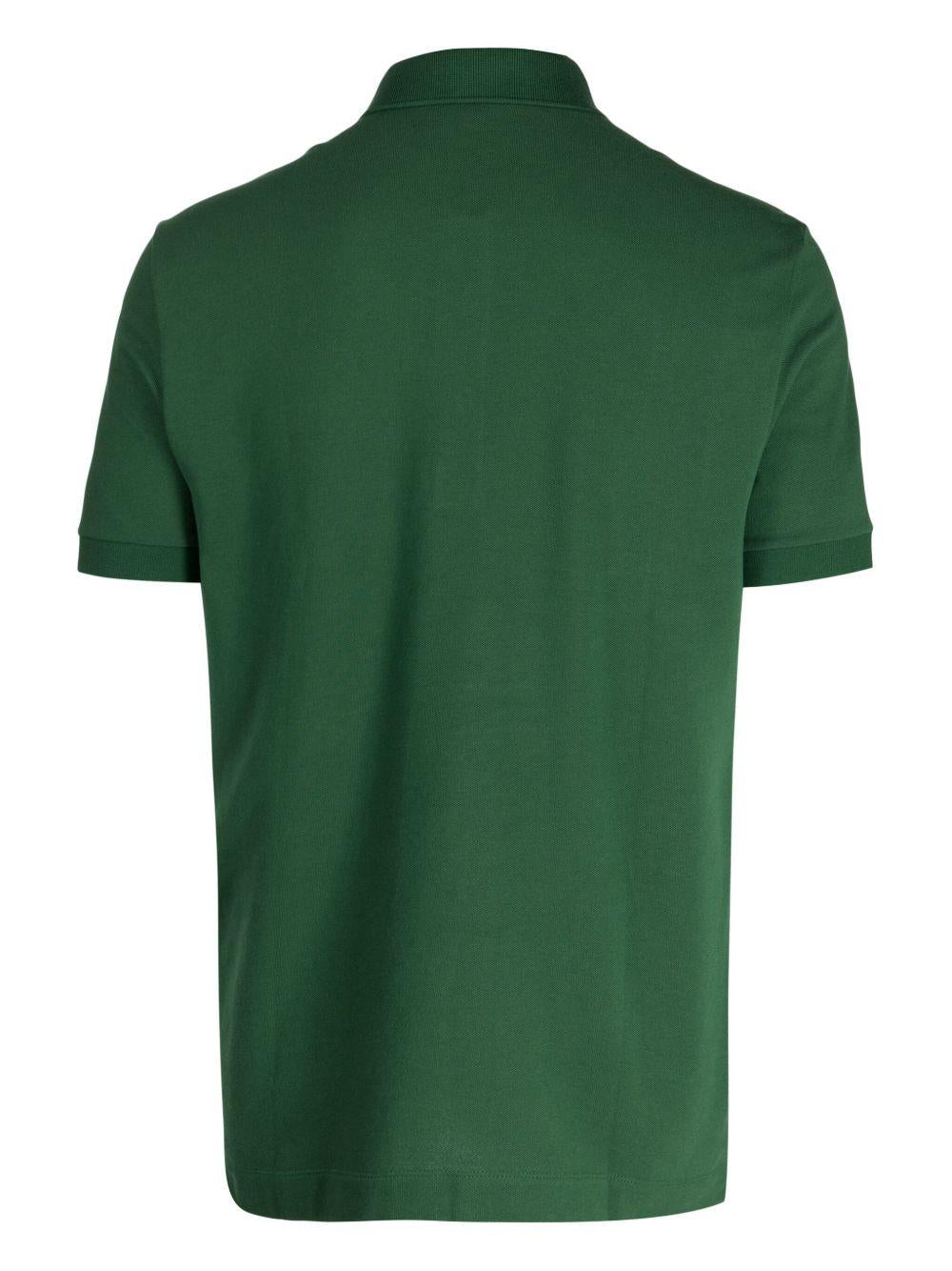 Polo verde logo ricamo tono su tono PH5522 132 LACOSTE 
