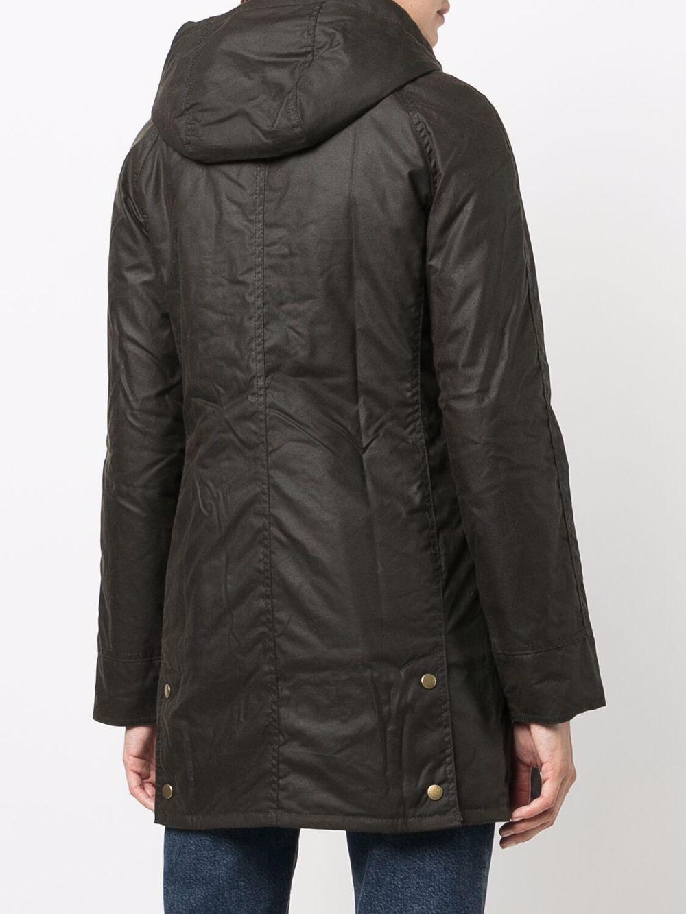 Giubbino oliva abbottonato rivestito di cera LWX0534 OL71 BARBOUR 