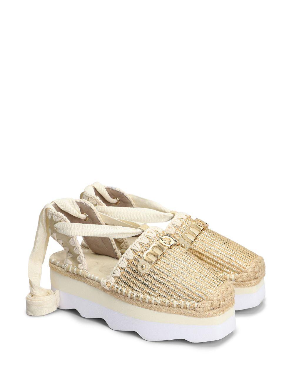 Espa sandal rafia rafia metal