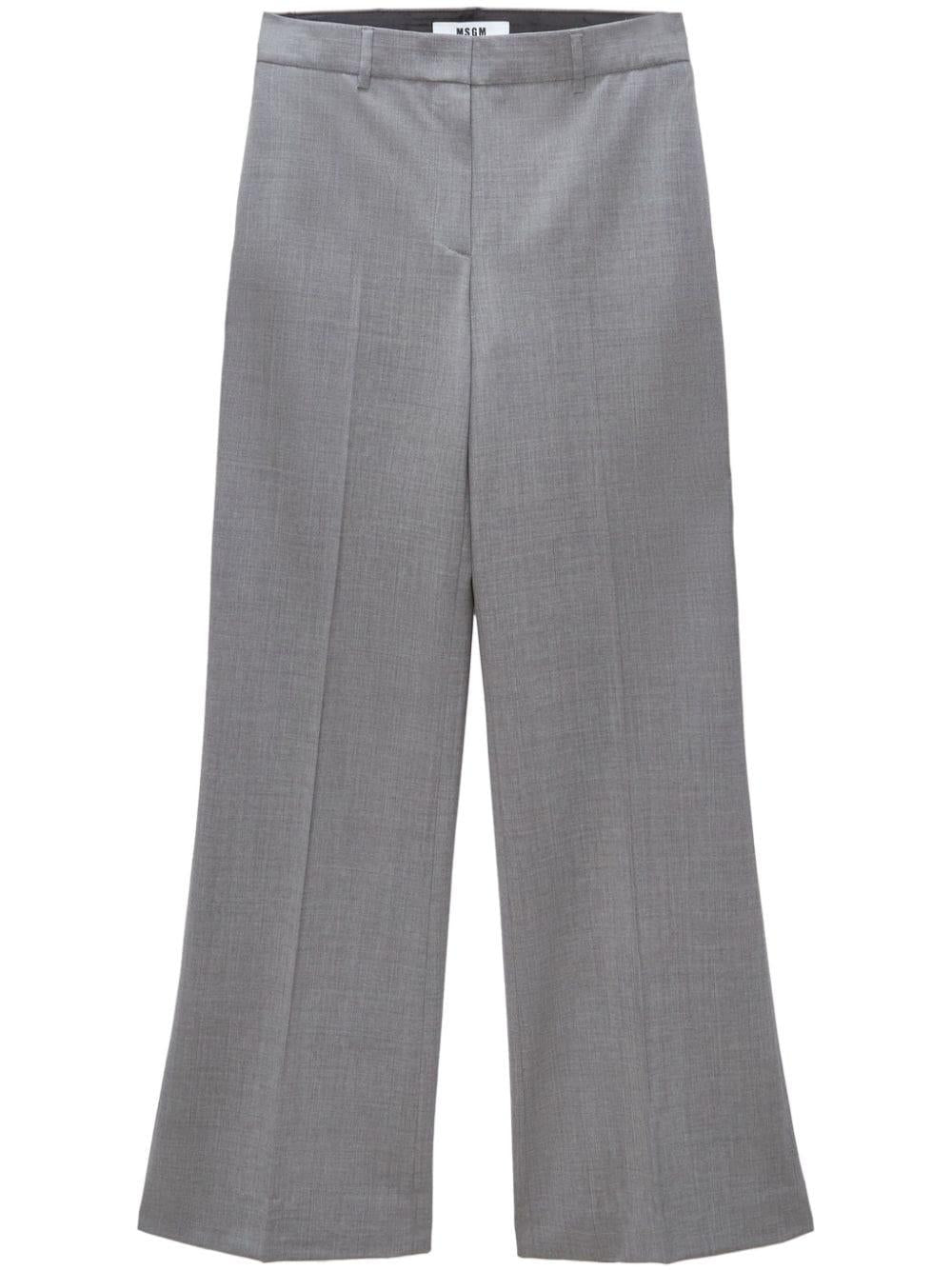 Pantalone grigio vita alta classico 3741MDP01247506 97 MSGM 