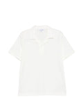 Polo in cotone colletto a revers