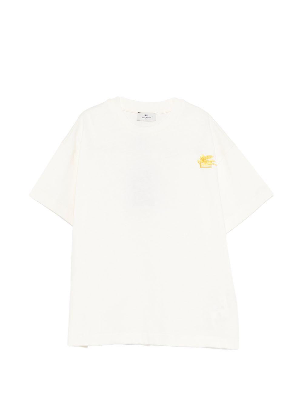 T-shirt girocollo con logo GY8P91Z3672 102 ETRO KIDS 