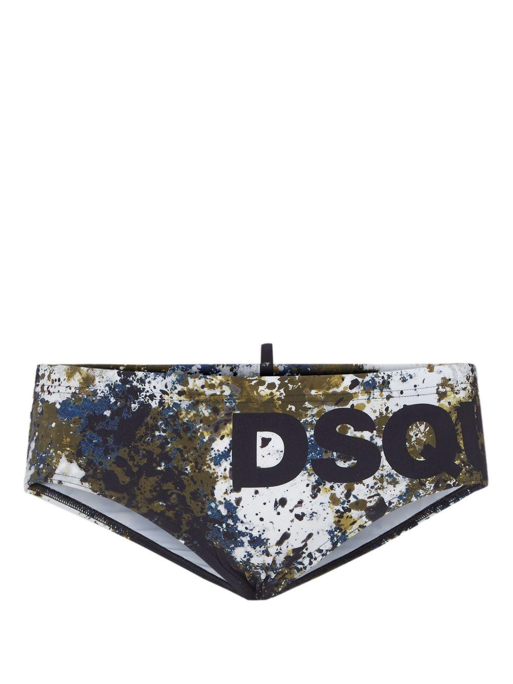 Costume slip fantasia multicolor D7B2E6110 308 DSQUARED 