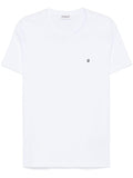 White T-shirt with rubberised logo