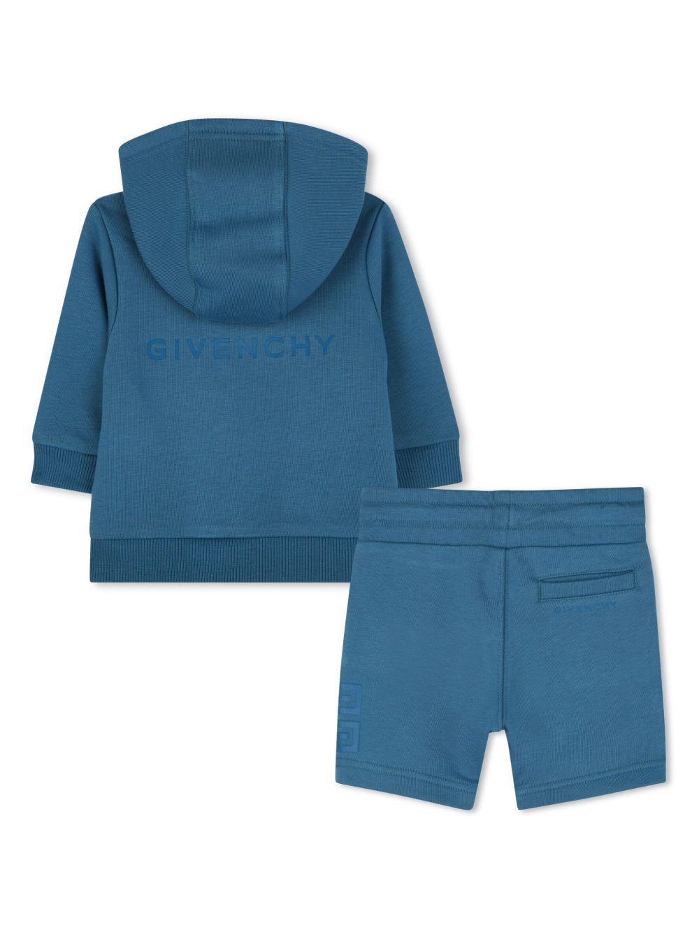 Completo elasticizzato ottanio neonato