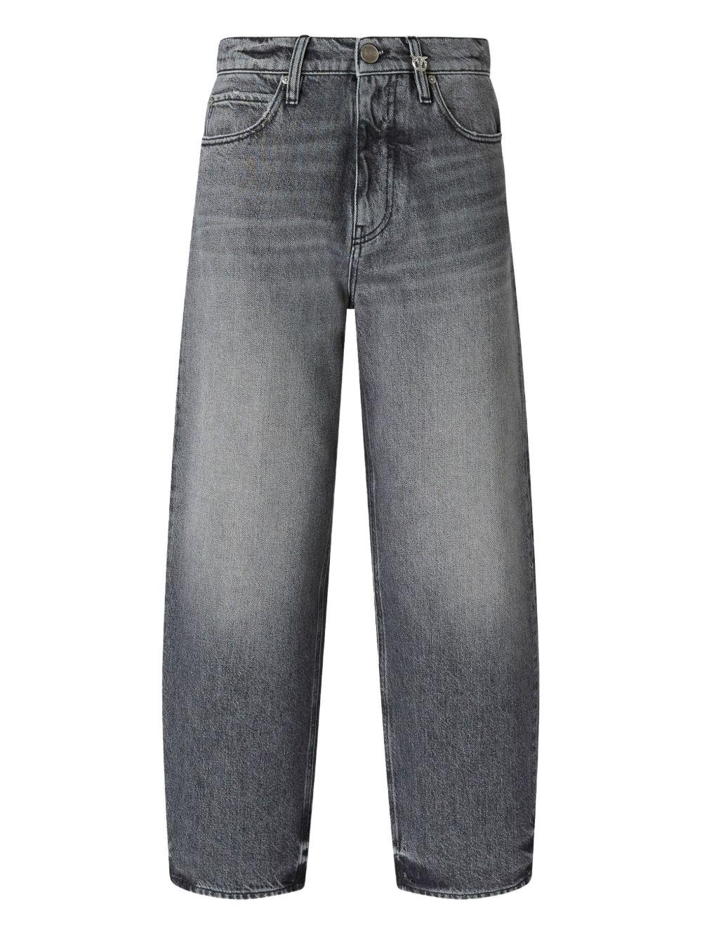 Jeans denim grigio con effetto schiarito 103857A2RY PJ9 PINKO 