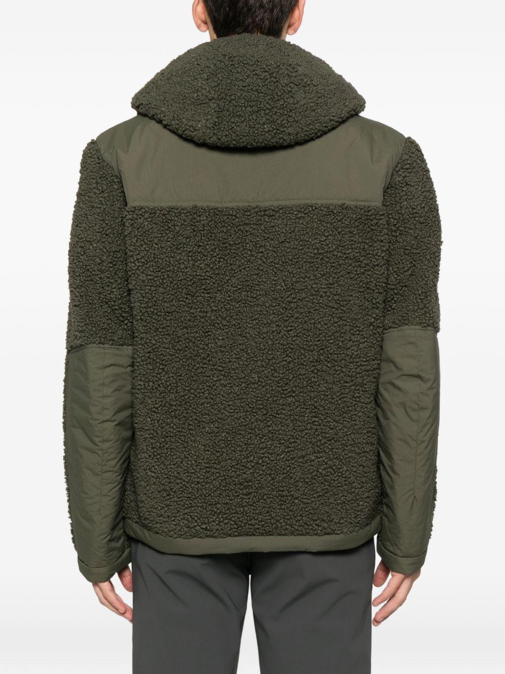 Giacca con cappuccio verde foresta 25WBLUC01225006374 670 BLAUER 