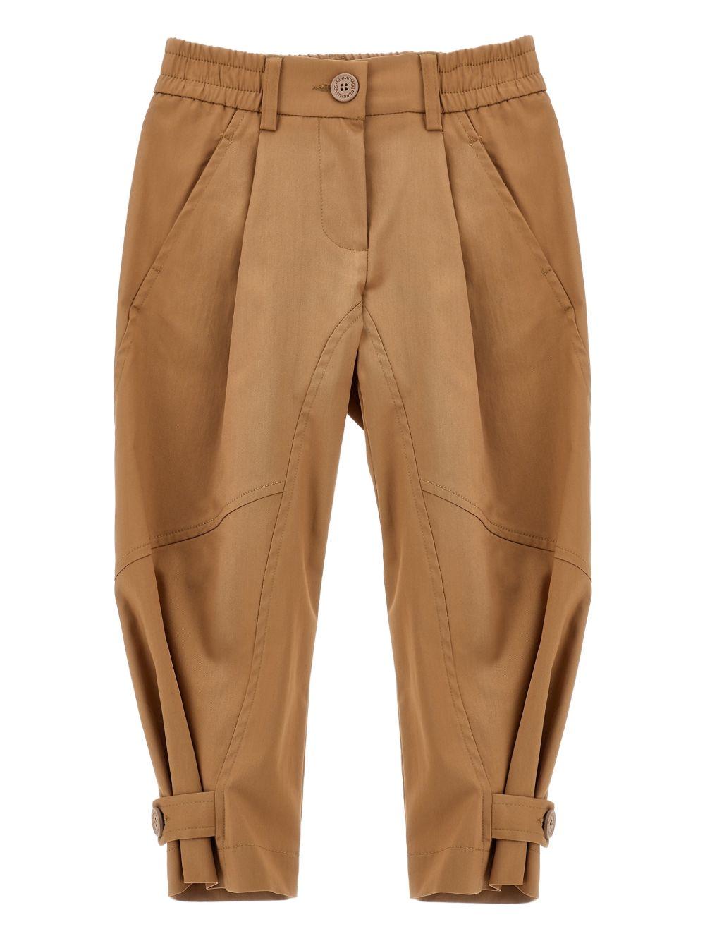 Pantaloni cargo con cinturini alle caviglie 17G4027301 0005 MONNALISA KIDS 