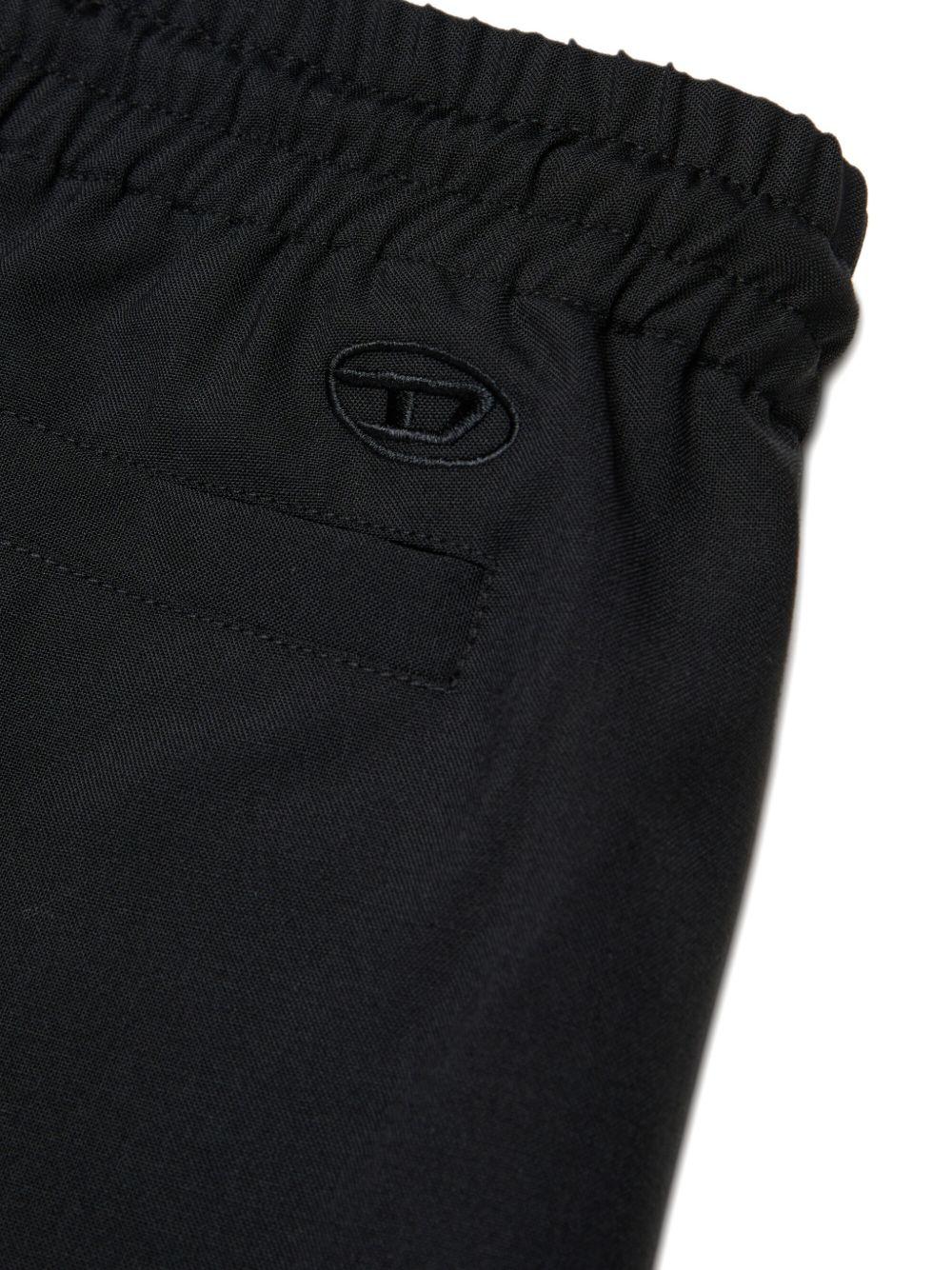Pantaloni in lana con coulisse J02656KXBRR K900 DIESEL KIDS 