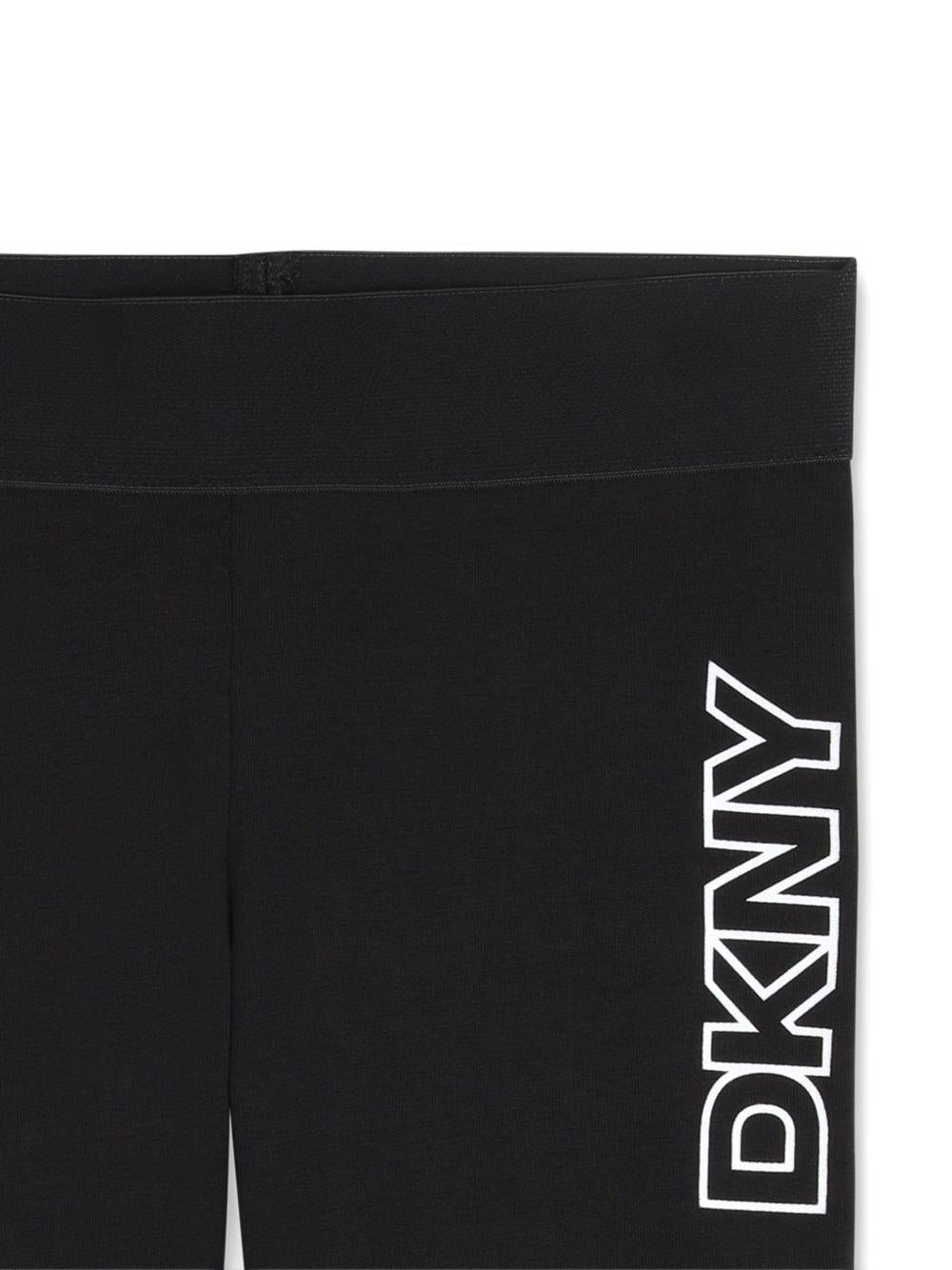 Shorts ciclista in poliestere D62576 09B DKNY KIDS 