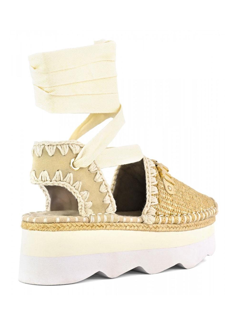 Espa sandal rafia rafia metal