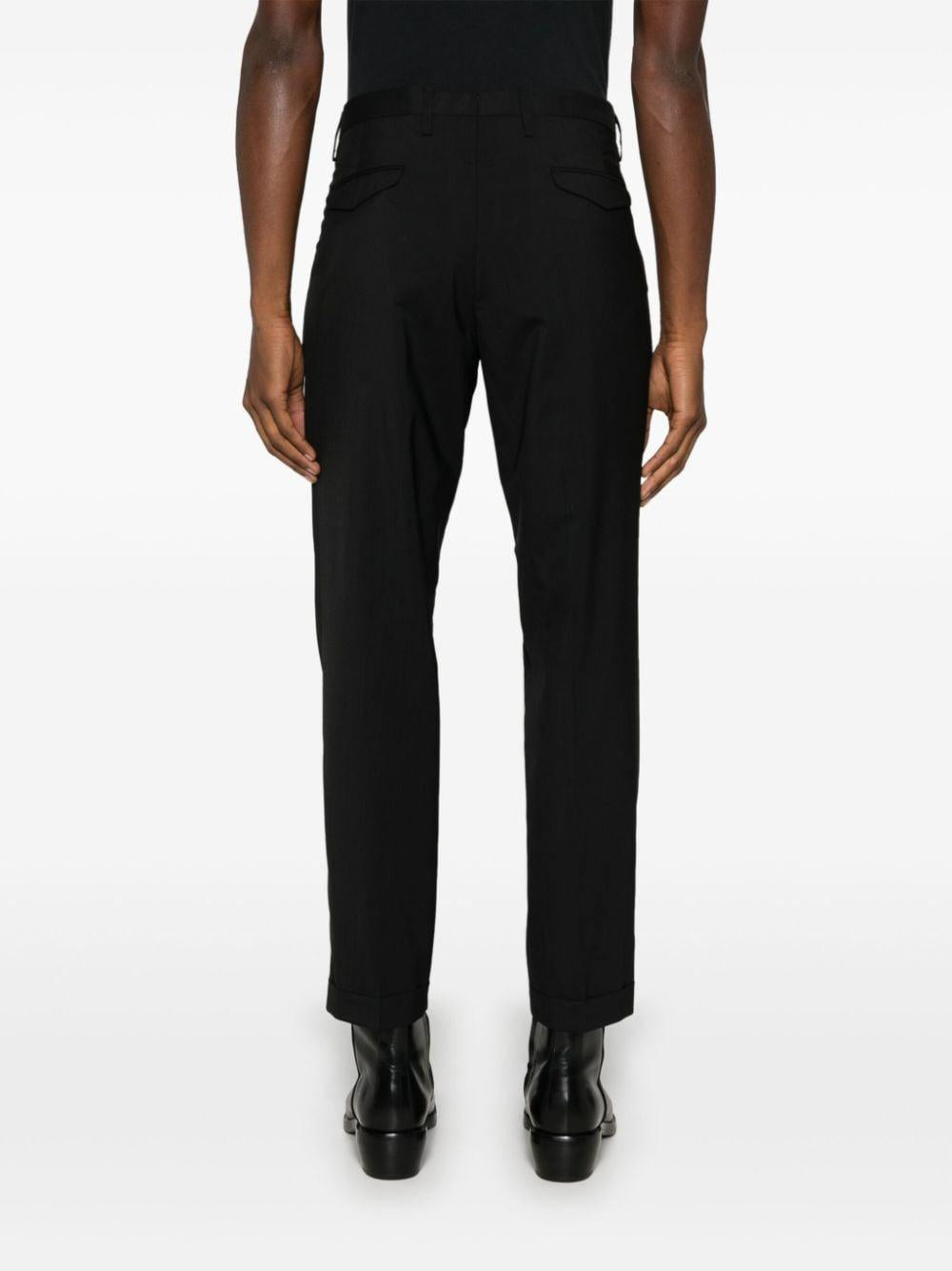 Pantalone nero gamba affusolata BG21S324082 00010 BRIGLIA 