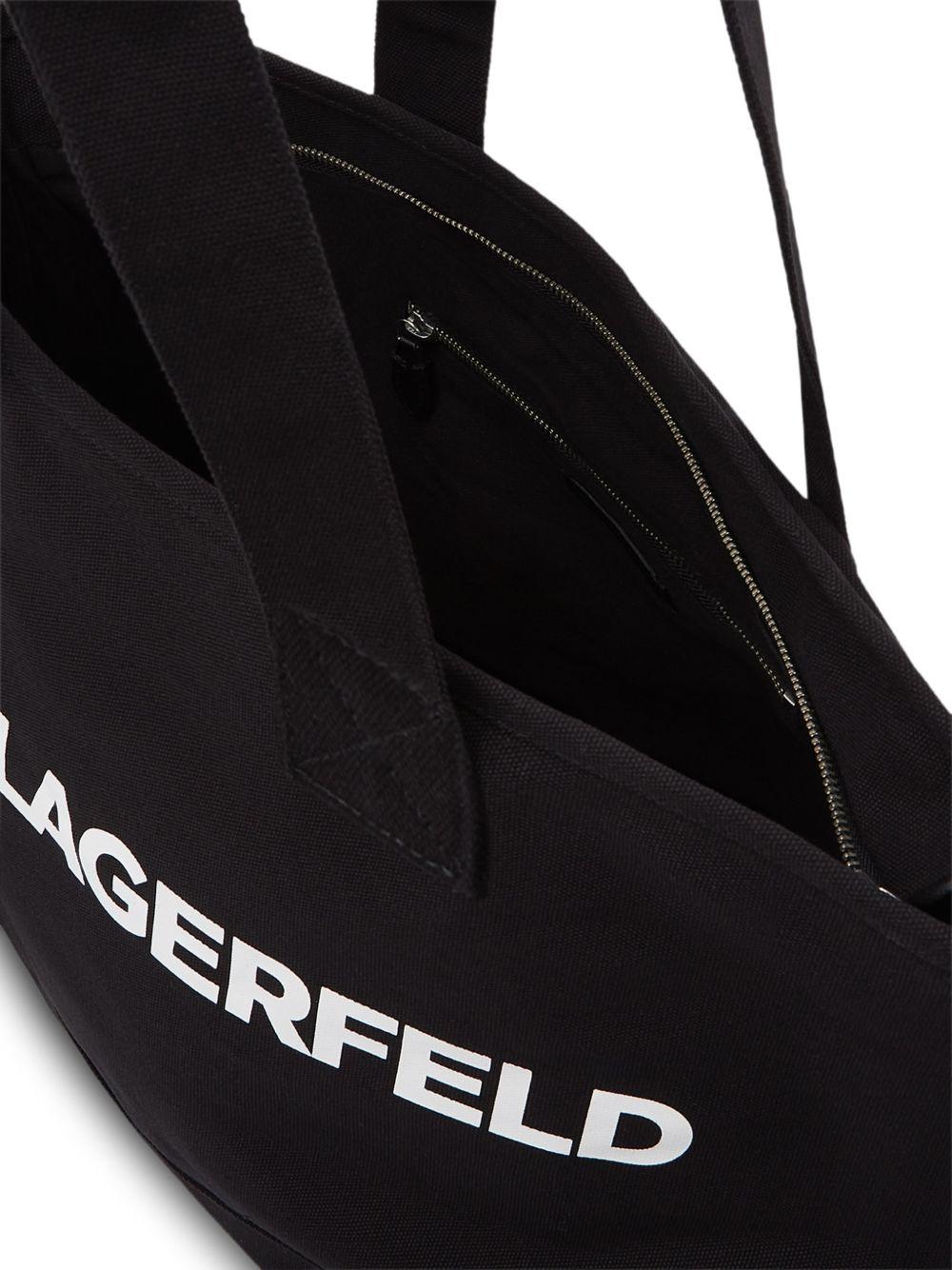 Borsa tote in cotone con logo B2M50100 999 KARL LAGERFELD 