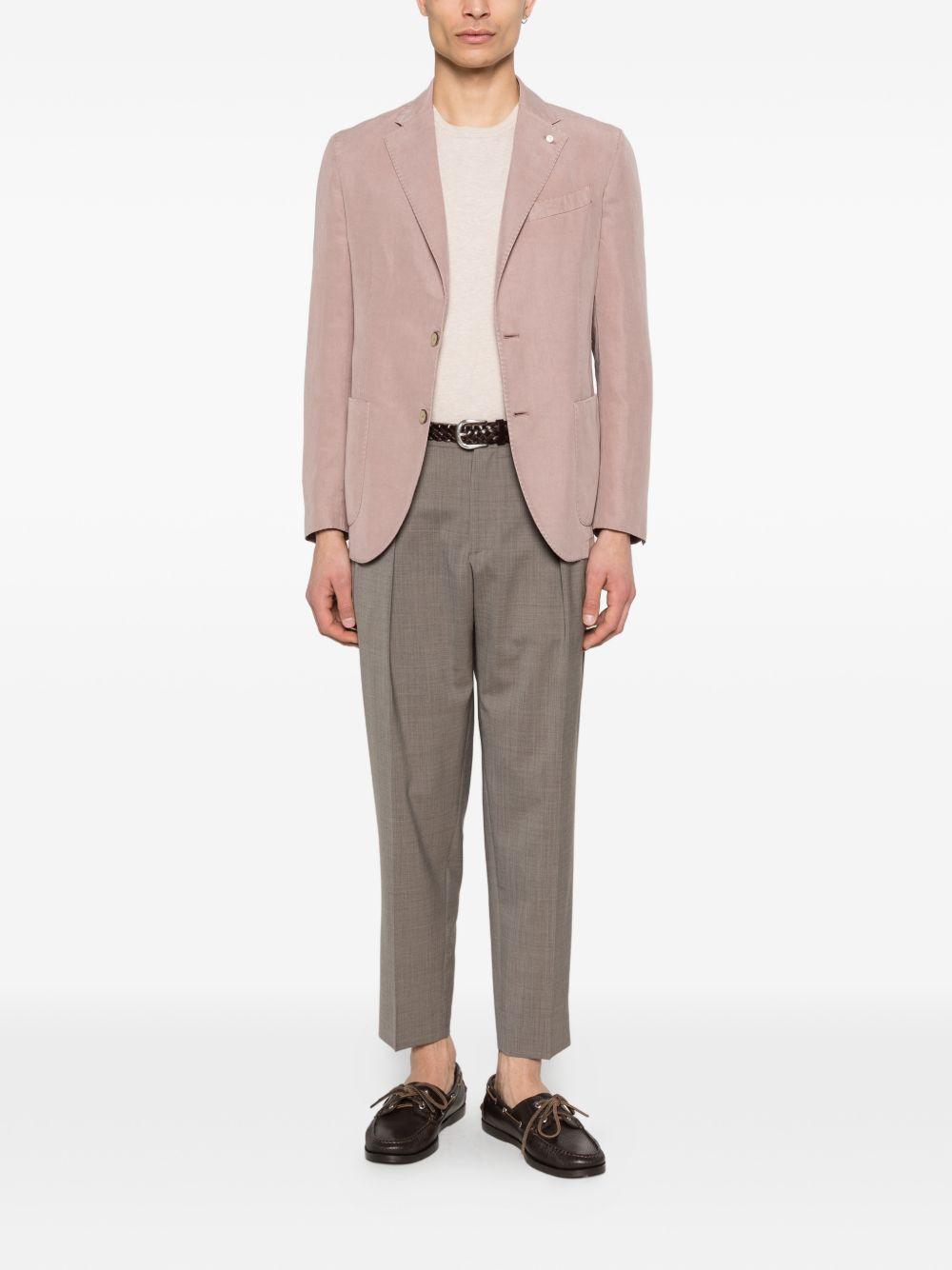 Pantaloni in lana vergine con pieghe PORTOBELLOS300082 00036 BRIGLIA 