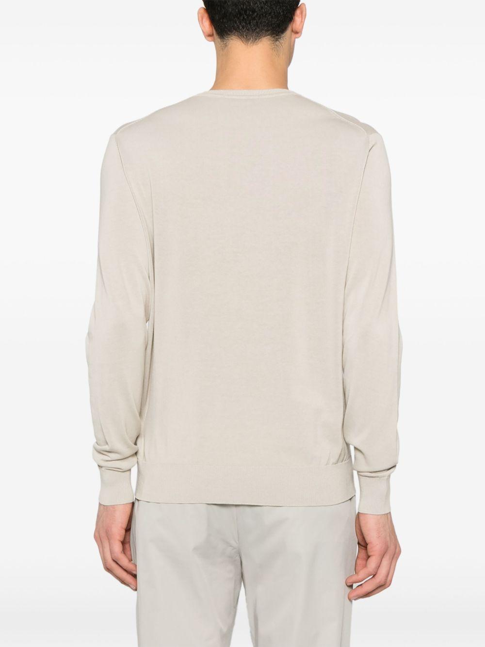 Maglione in filo beige
