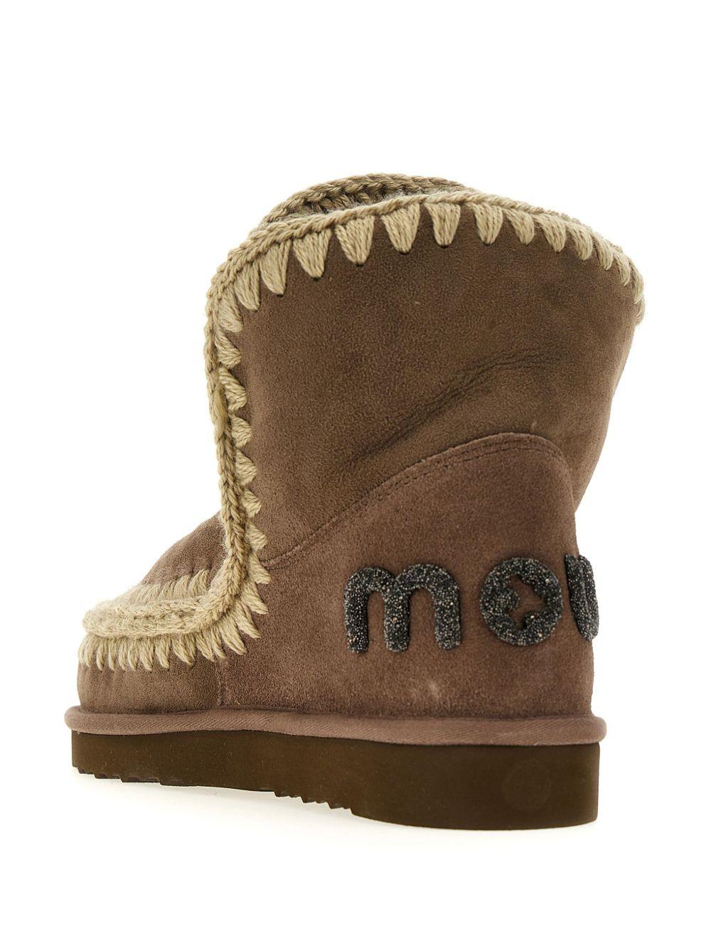 Stivali Eskimo 18 con rifinitura crochet color coniac MUFW101050A COG MOU 