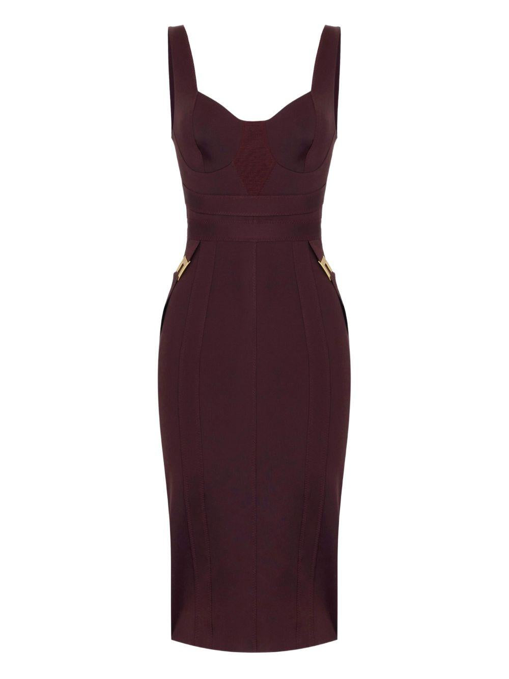 Abito Midi Senza Maniche AB81056E2 EA4 ELISABETTA FRANCHI 