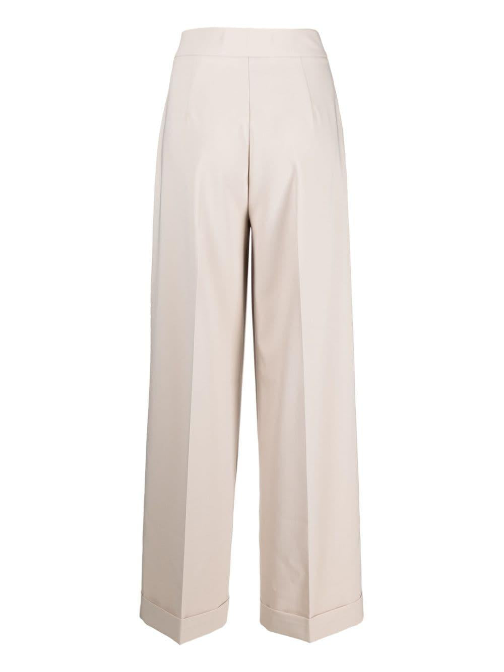 Pantalone svasati donna con pieghe