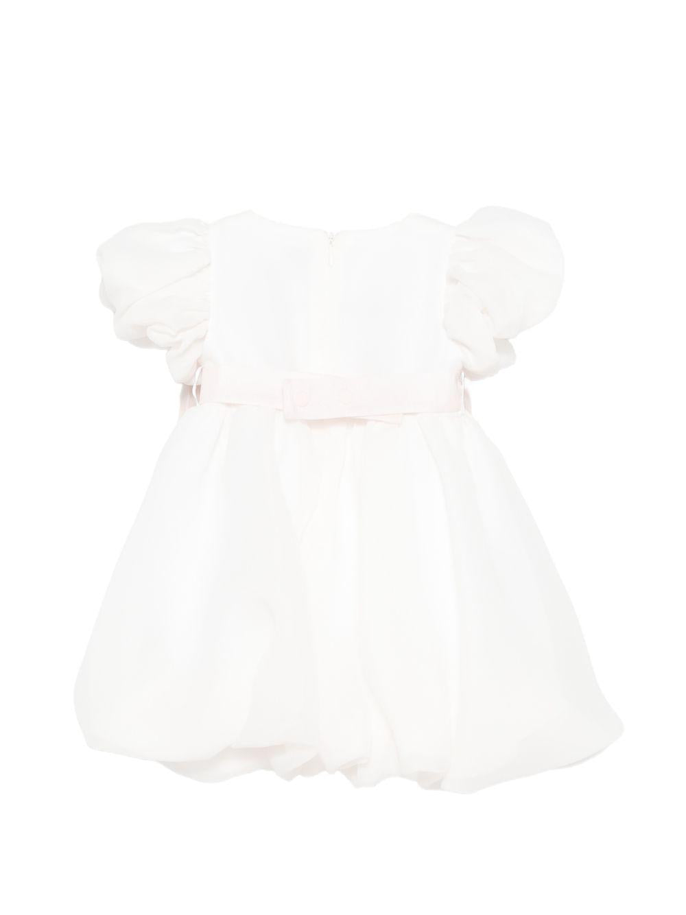 Abito con maniche a sbuffo e fiocco EV314MC C033 MARLU' KIDS 